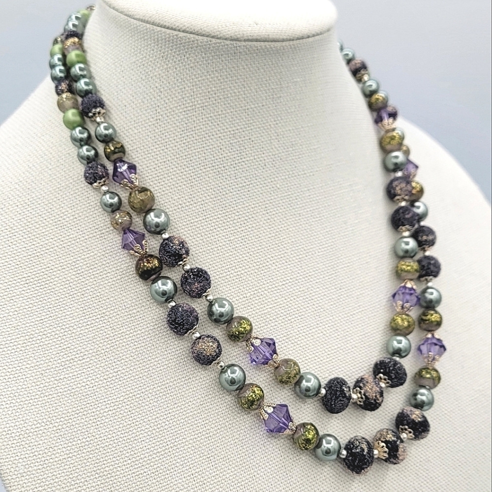 Vintage Necklace Japan Bead #1860